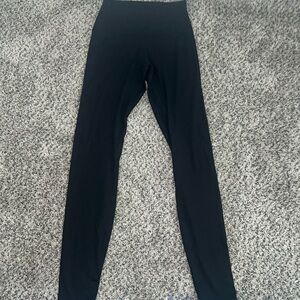 Ribbed black align leggings size 4